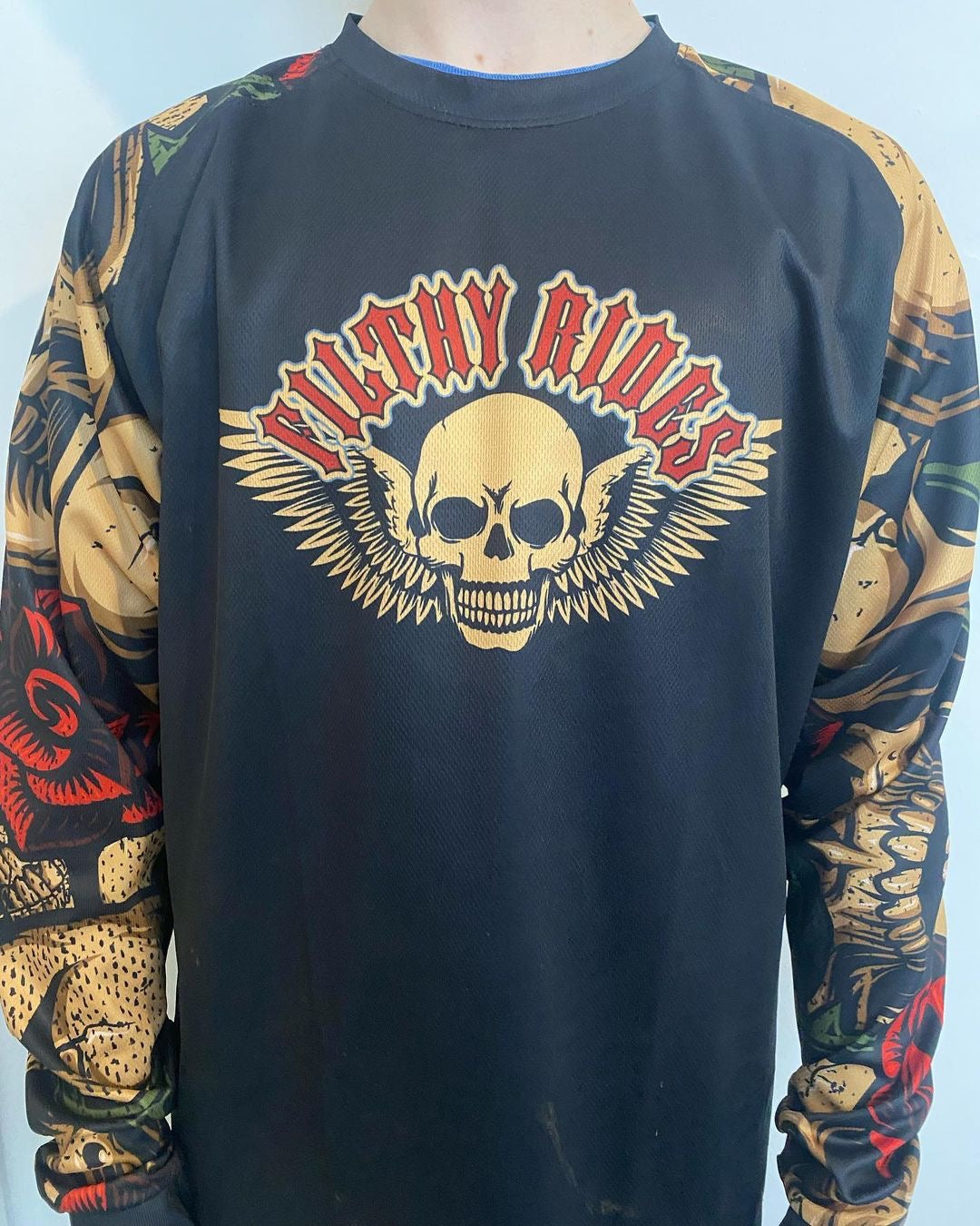 SKULL ROSES JERSEYS (PRE-ORDER) - LONG OR SHORT SLEEVE