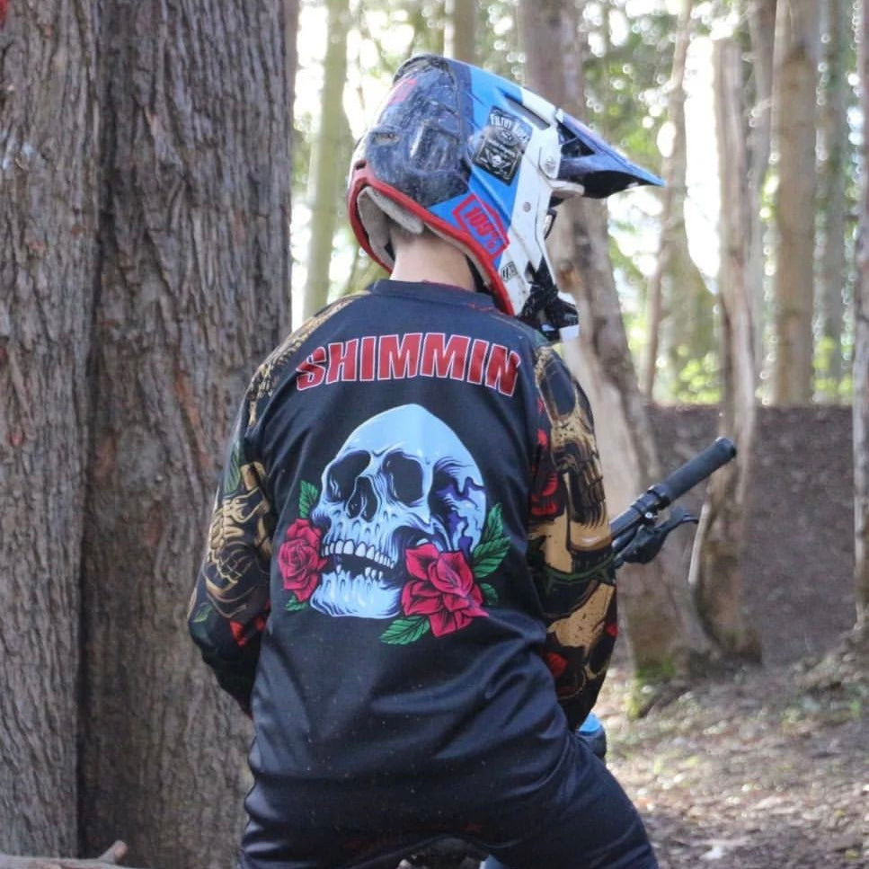 SKULL ROSES JERSEYS (PRE-ORDER) - LONG OR SHORT SLEEVE