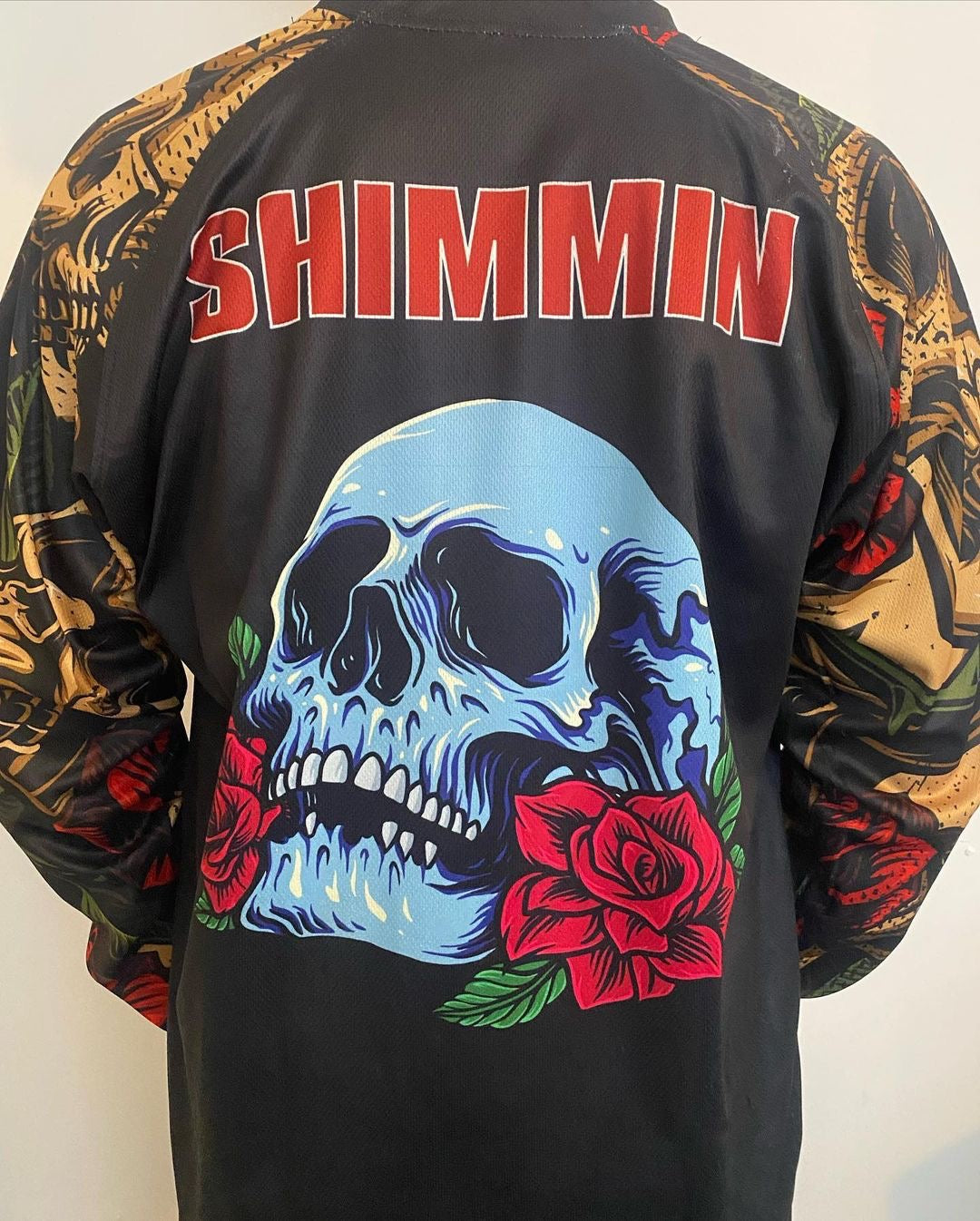 SKULL ROSES JERSEYS (PRE-ORDER) - LONG OR SHORT SLEEVE