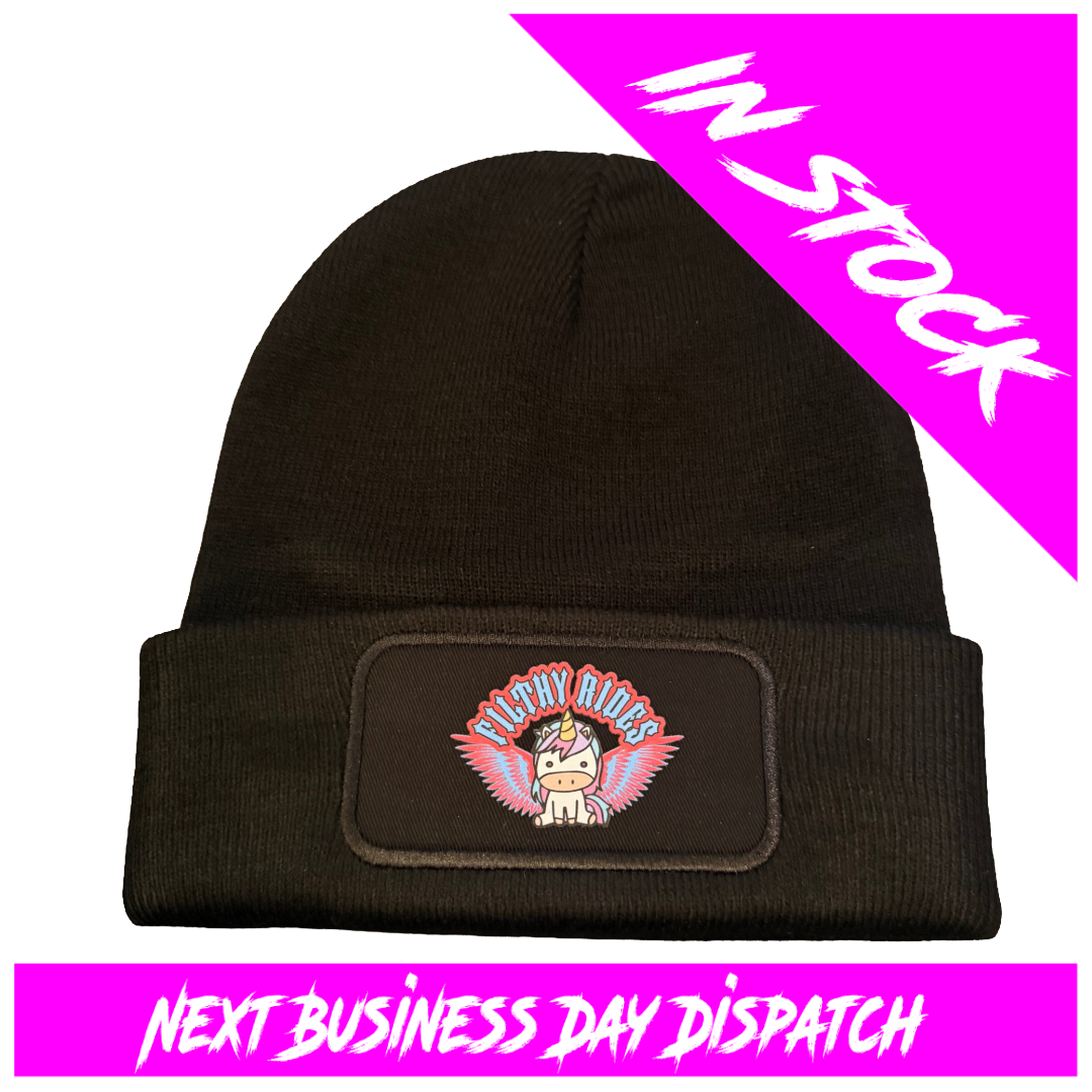 IN STOCK - Filthy Rides Unicorn Beanie Hat