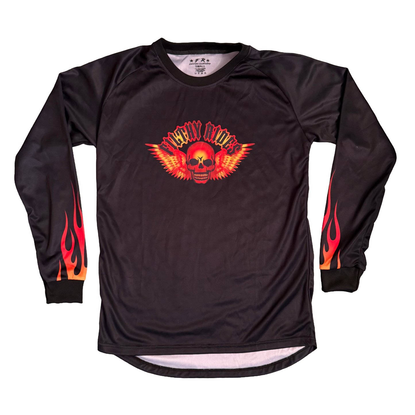 IN STOCK - FIRE JERSEY - UNISEX ADULTS SIZE SMALL
