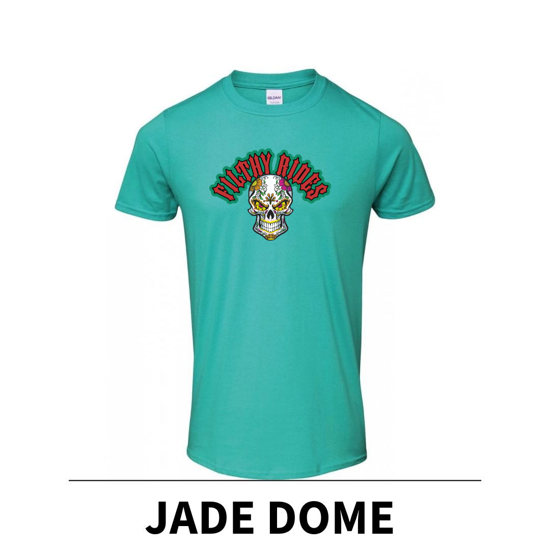 Filthy Rides Sugarskull T-shirt - Various colour options