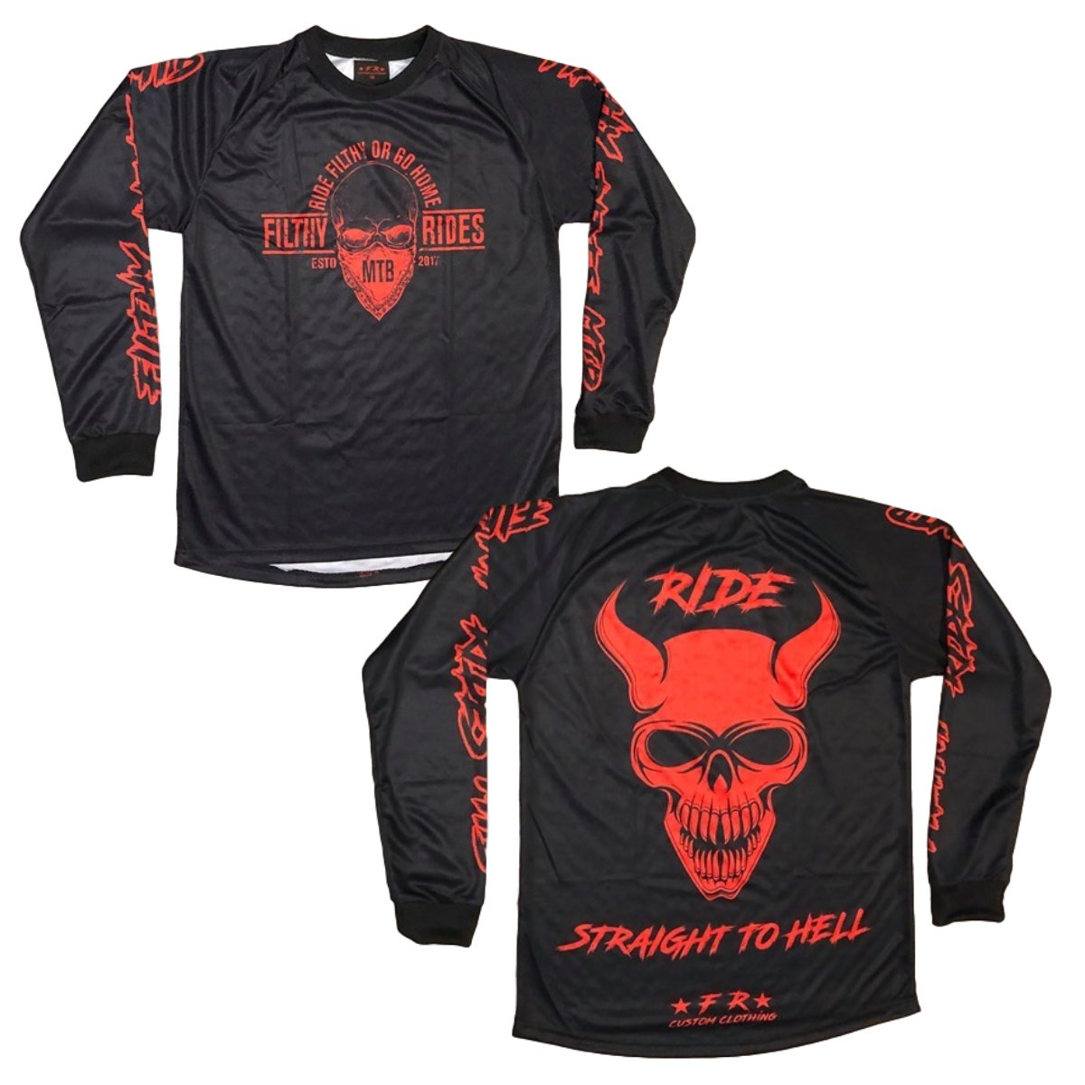 RIDE FILTHY OR GO HOME JERSEYS - LONG OR SHORT SLEEVE (PRE ORDER)