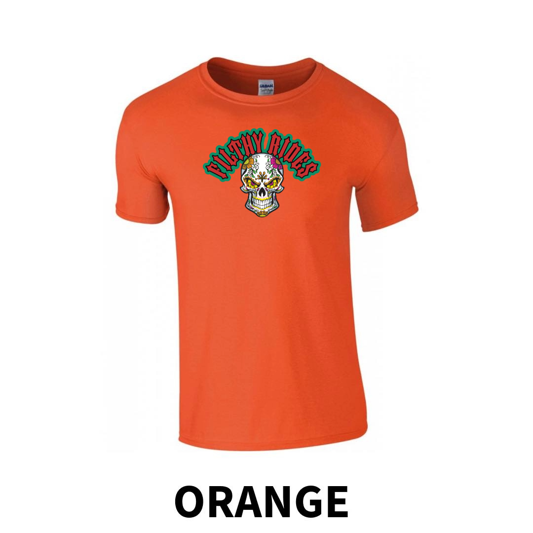 Filthy Rides Sugarskull T-shirt - Various colour options