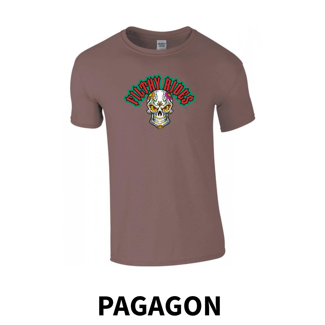 Filthy Rides Sugarskull T-shirt - Various colour options