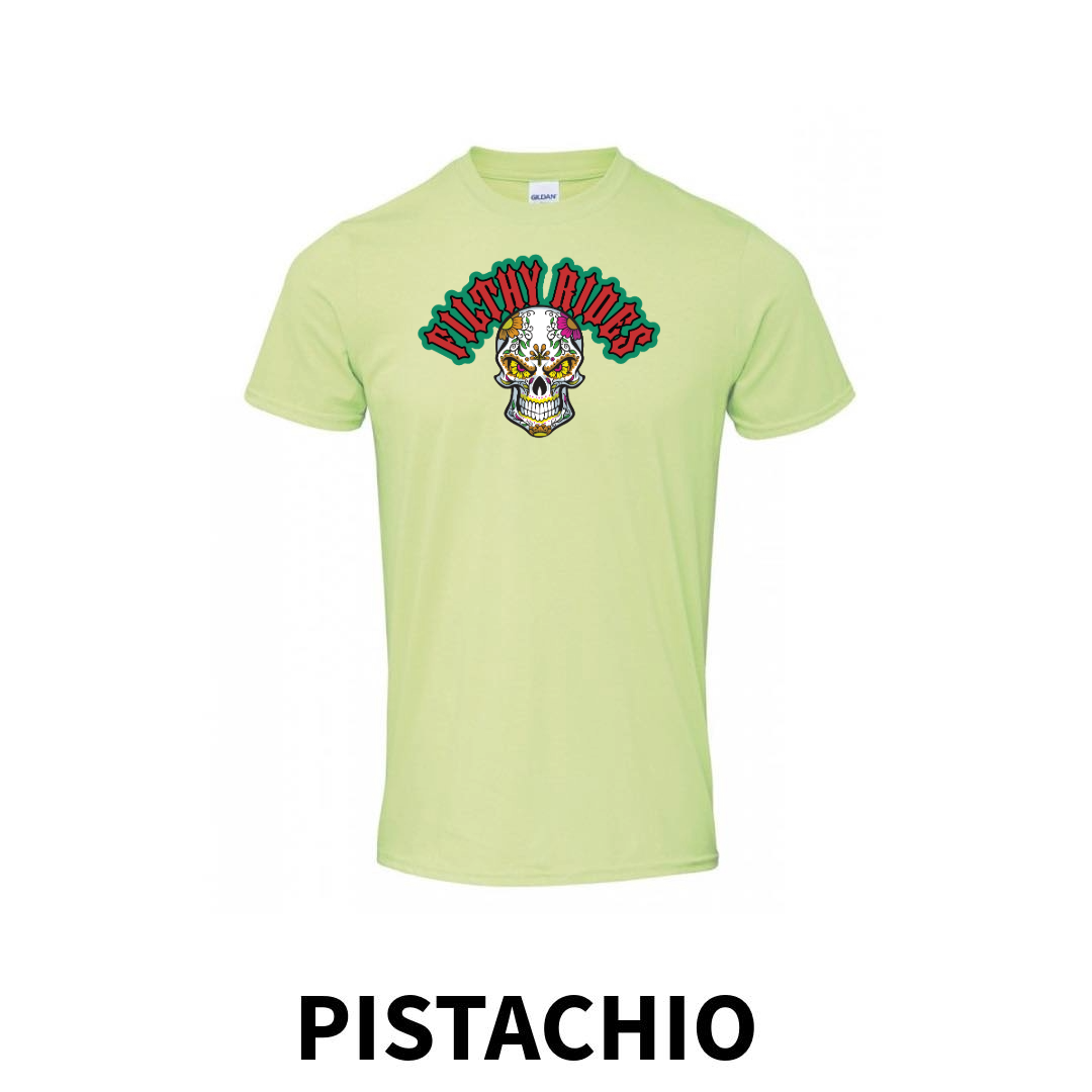 Filthy Rides Sugarskull T-shirt - Various colour options