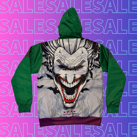 IN STOCK - JOKER WINDBREAKER PLUS JACKET - ADULTS X-SMALL