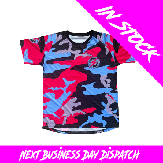 IN STOCK - MIAMI CAMO JERSEY - UNISEX ADULTS SIZE LARGE