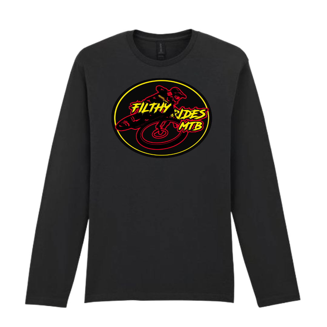 RIDER RED + YELLOW / BLACK LONG SLEEVE - MEDIUM