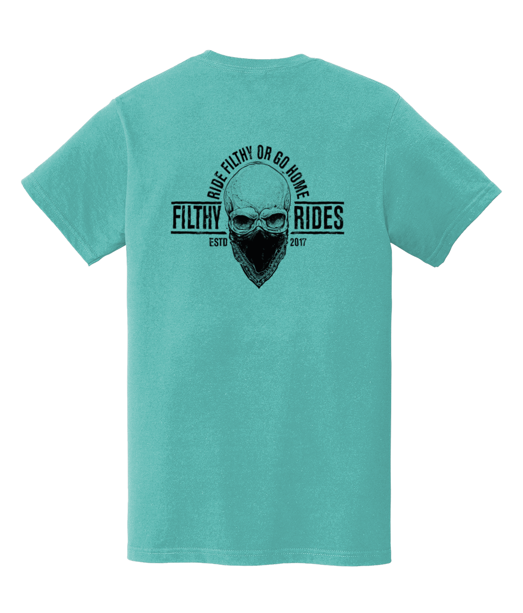 RIDE FILTHY OR GO HOME T-SHIRTS - BREAST & BACK PRINT