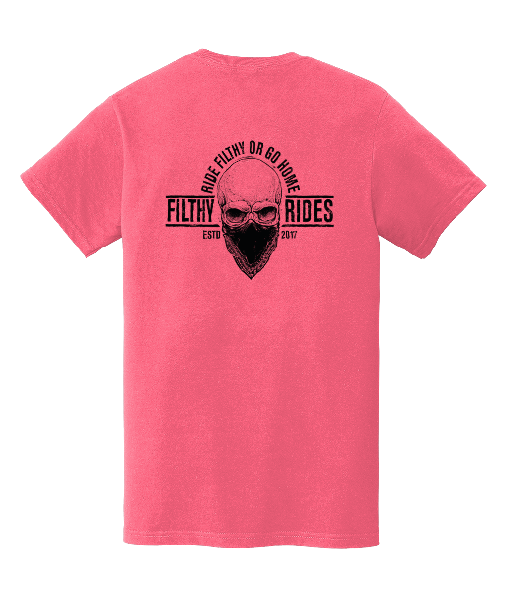 RIDE FILTHY OR GO HOME T-SHIRTS - BREAST & BACK PRINT