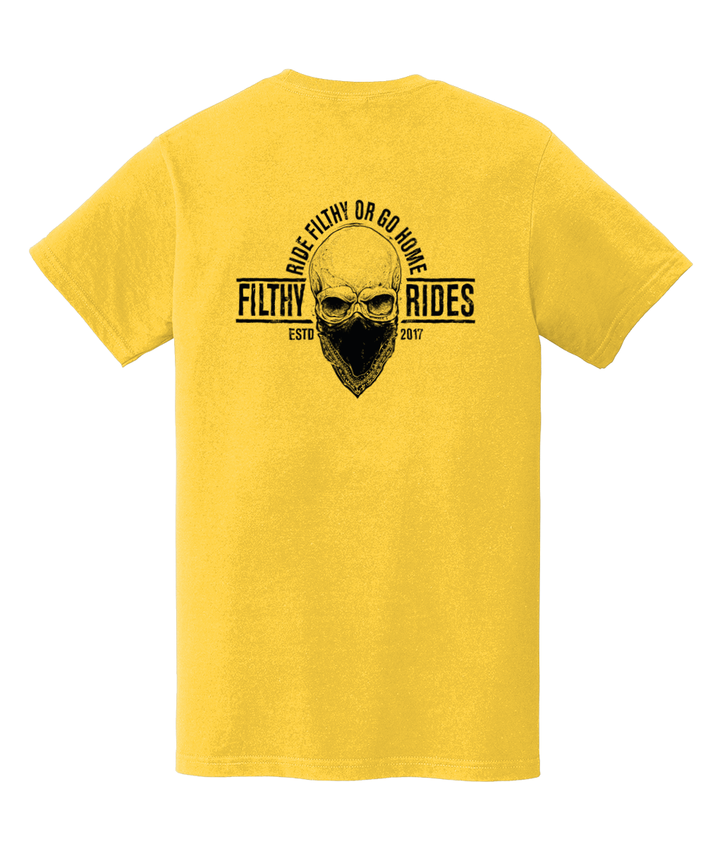 RIDE FILTHY OR GO HOME T-SHIRTS - BREAST & BACK PRINT