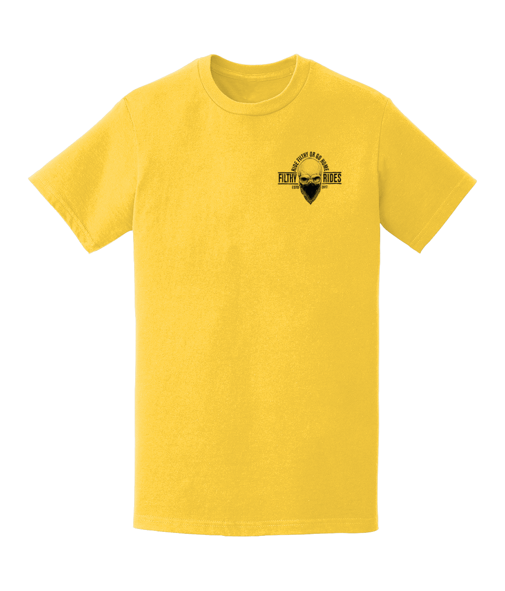 RIDE FILTHY OR GO HOME T-SHIRTS - BREAST & BACK PRINT