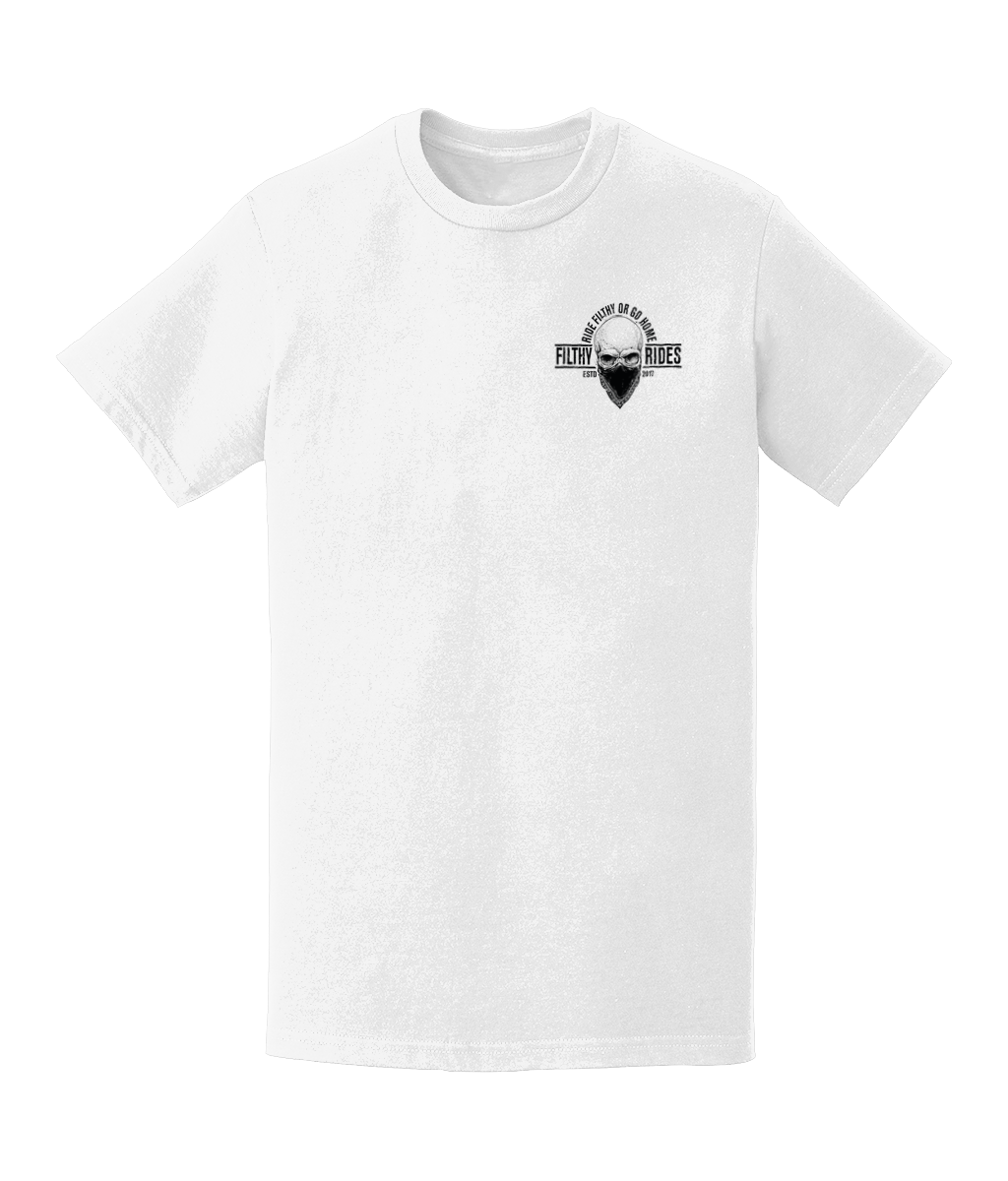 RIDE FILTHY OR GO HOME T-SHIRTS - BREAST & BACK PRINT