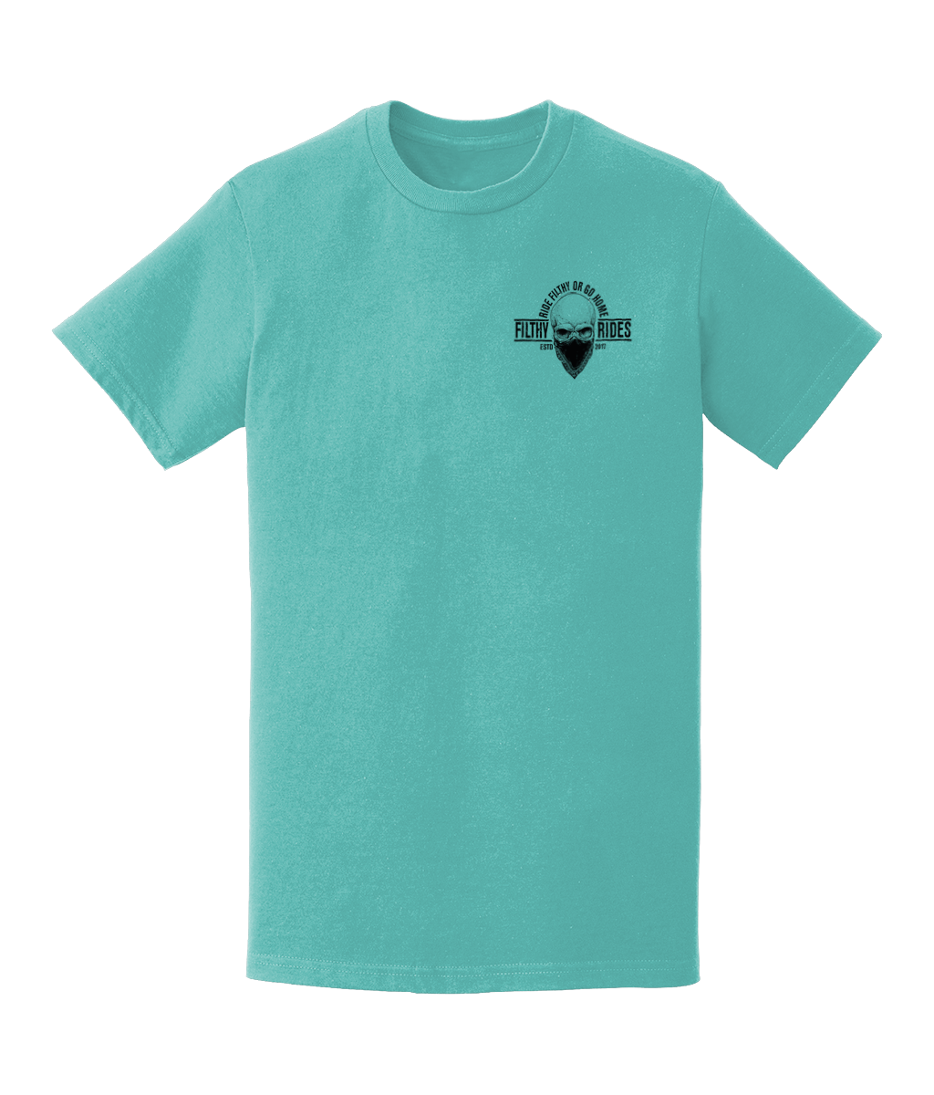RIDE FILTHY OR GO HOME T-SHIRTS - BREAST & BACK PRINT