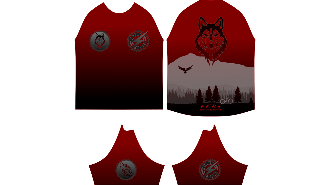 JER-WOLF-CUSTOM-RED FADE