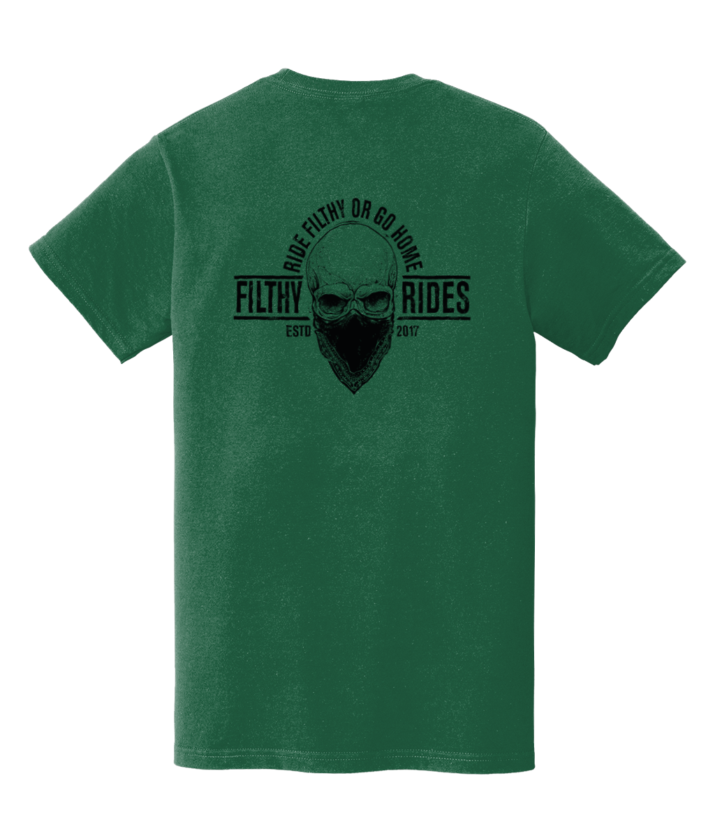 RIDE FILTHY OR GO HOME T-SHIRTS - BREAST & BACK PRINT