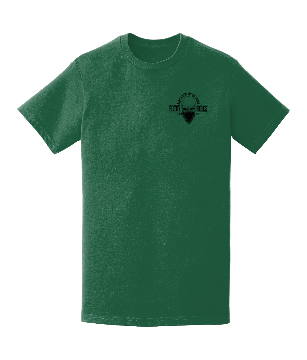 RIDE FILTHY OR GO HOME T-SHIRTS - BREAST & BACK PRINT
