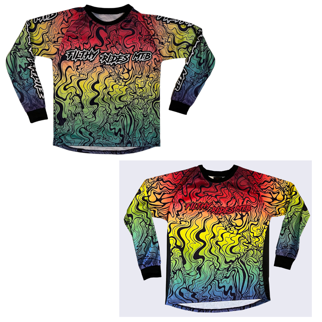 RAINBOW JERSEYS - (PRE-ORDER) - LONG OR SHORT SLEEVE