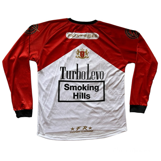 RED LEVO SMOKING HILLS JERSEY - (PRE-ORDER)