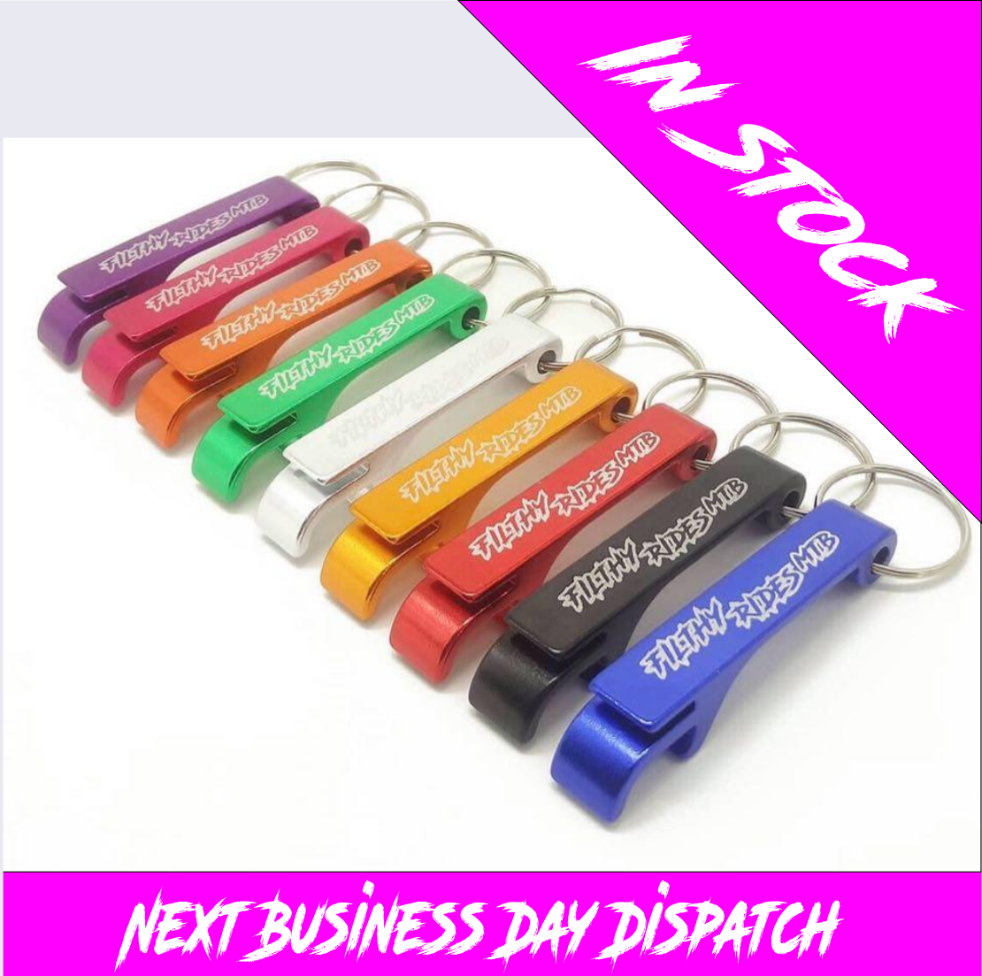 Filthy Rides Bottle Opener Keyrings - NOW 1/2 PRICE !