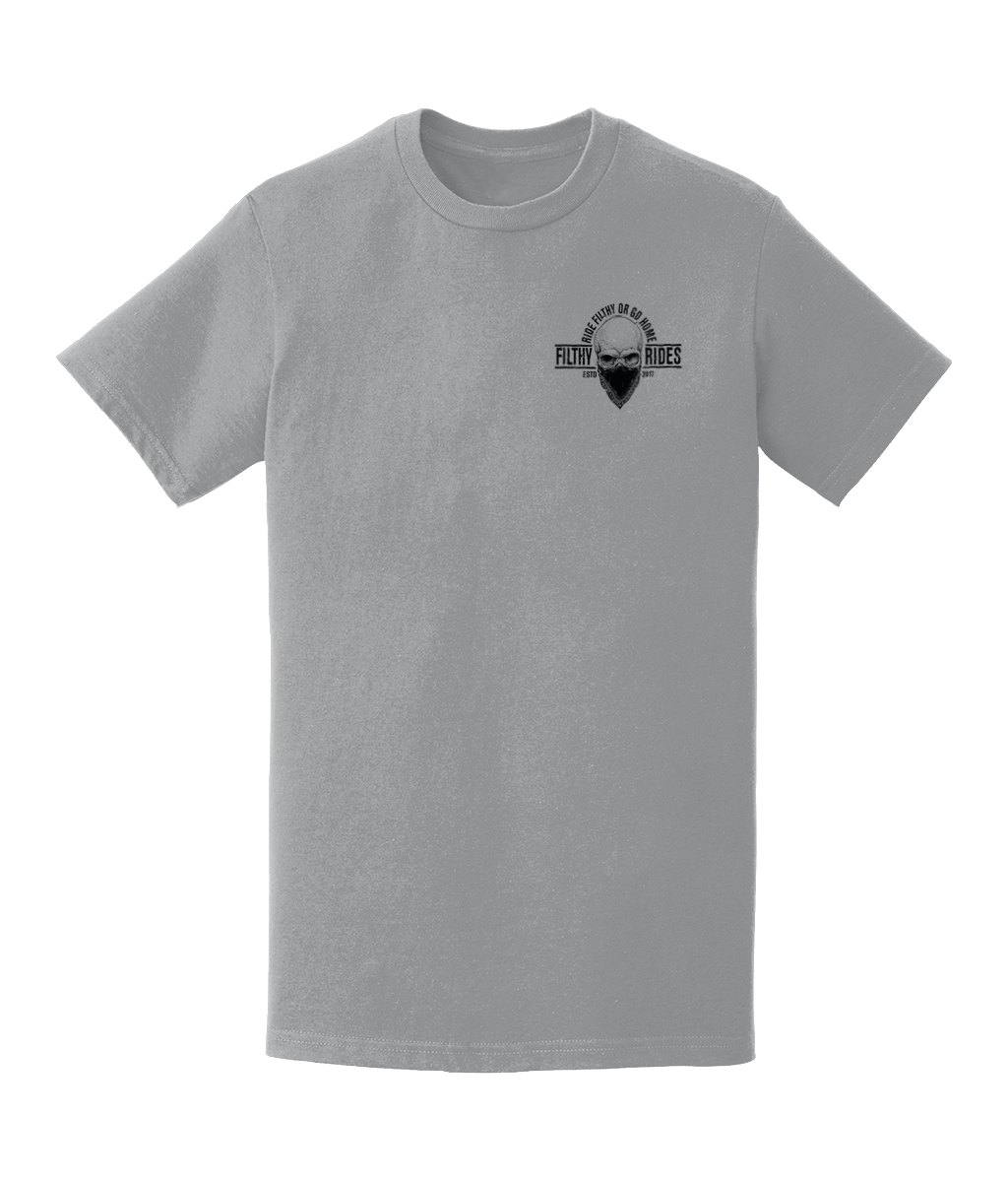 RIDE FILTHY OR GO HOME T-SHIRTS - BREAST & BACK PRINT
