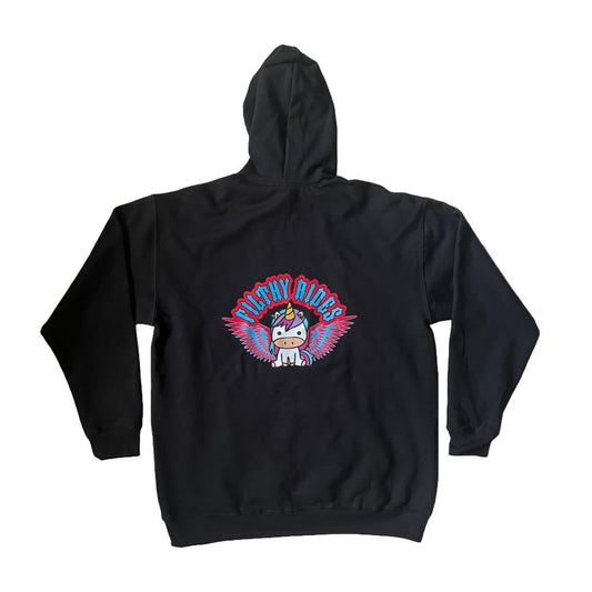 FILTHY RIDES HOODIE - Unicorn Wings
