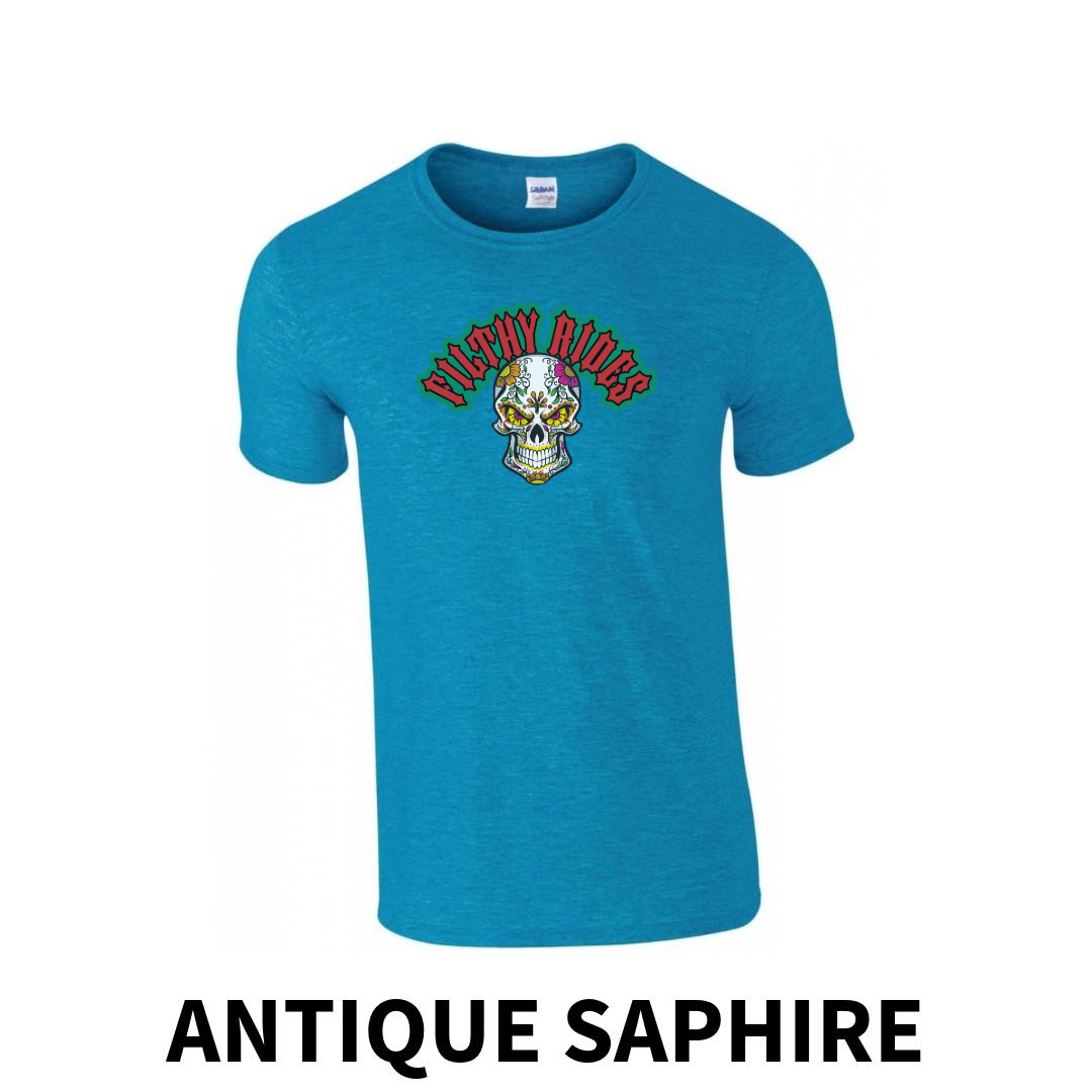 Filthy Rides  Sugarskull T-shirt - Various colour options