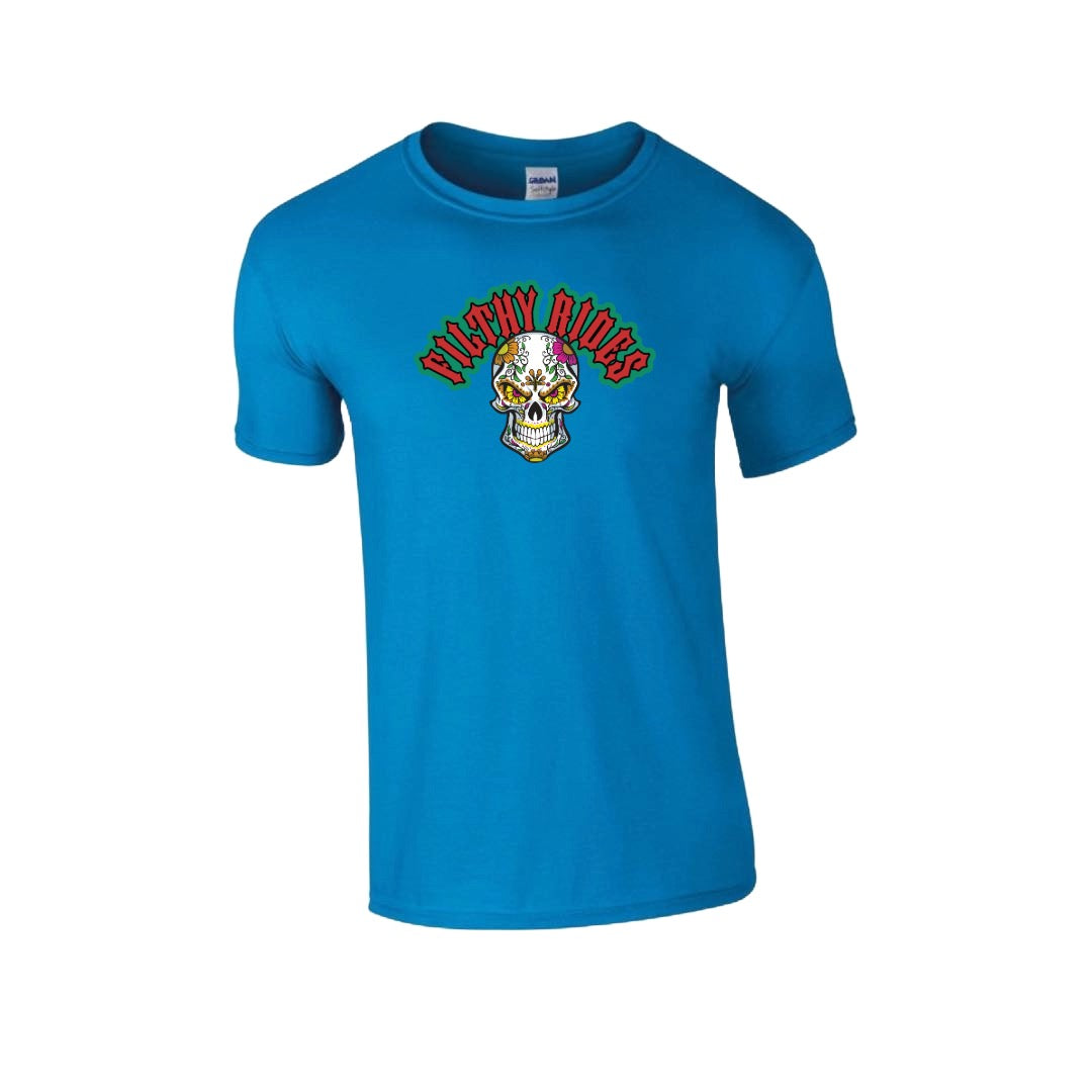 Filthy Rides  Sugarskull T-shirt - Various colour options