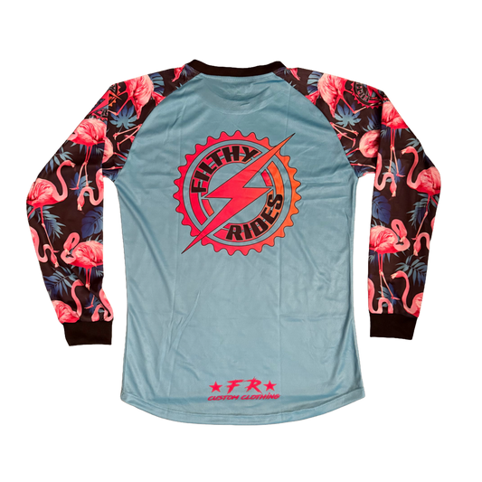 FLAMINGO JERSEY - LONG OR SHORT SLEEVE (PRE ORDER)