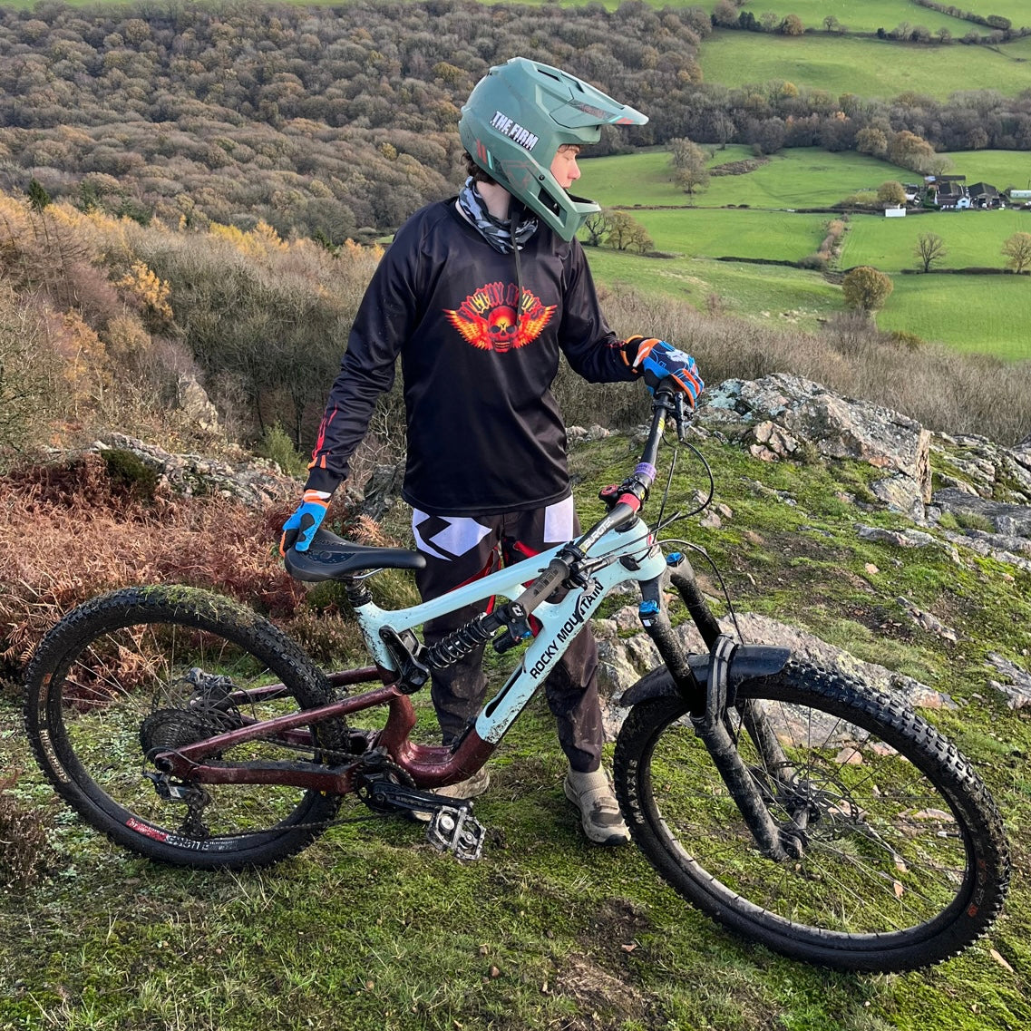 FIRE JERSEYS (PRE-ORDER)- 2 BACK PRINT OPTIONS - LONG OR SHORT SLEEVE