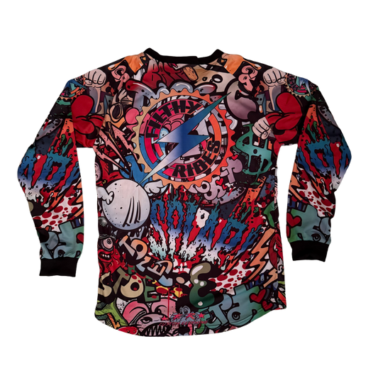 IN STOCK - GRAFFITI JERSEY - UNISEX ADULTS SIZE SMALL