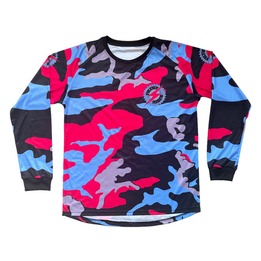IN STOCK - MIAMI CAMO JERSEY - UNISEX ADULTS SIZE LARGE
