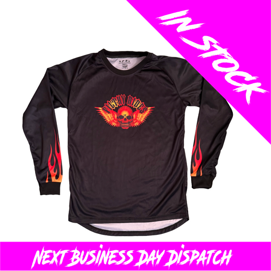 IN STOCK - FIRE JERSEY - UNISEX ADULTS SIZE SMALL