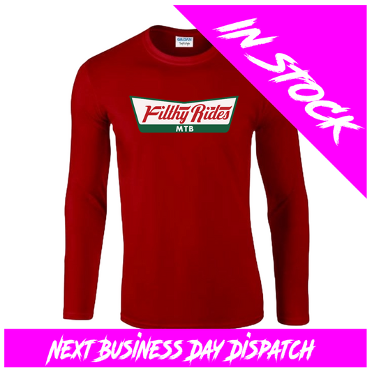IN STOCK - Krispy Red Long Sleeve - Size Medium