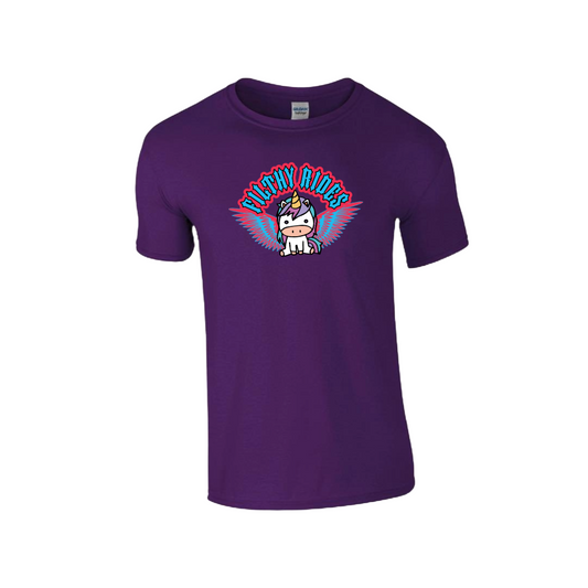 IN STOCK - Unicorn Wings Purple T-shirt - Size Medium