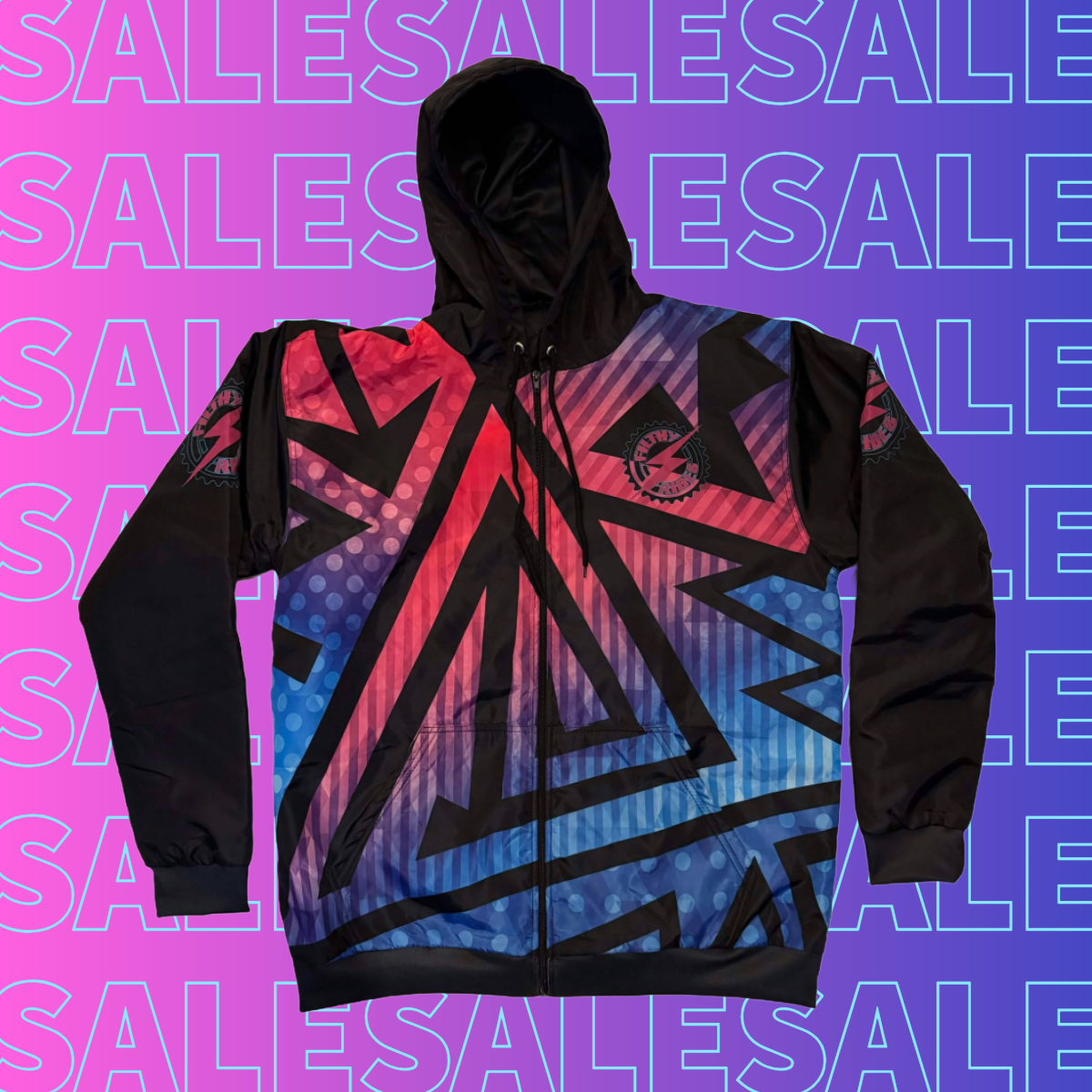 MONTANA GEO WINDBREAKER PLUS JACKET - 2XL (FITS 53 INCH CHEST)