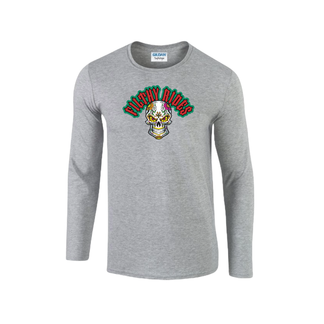 Sugar Skull Long Sleeve - Lots of colours