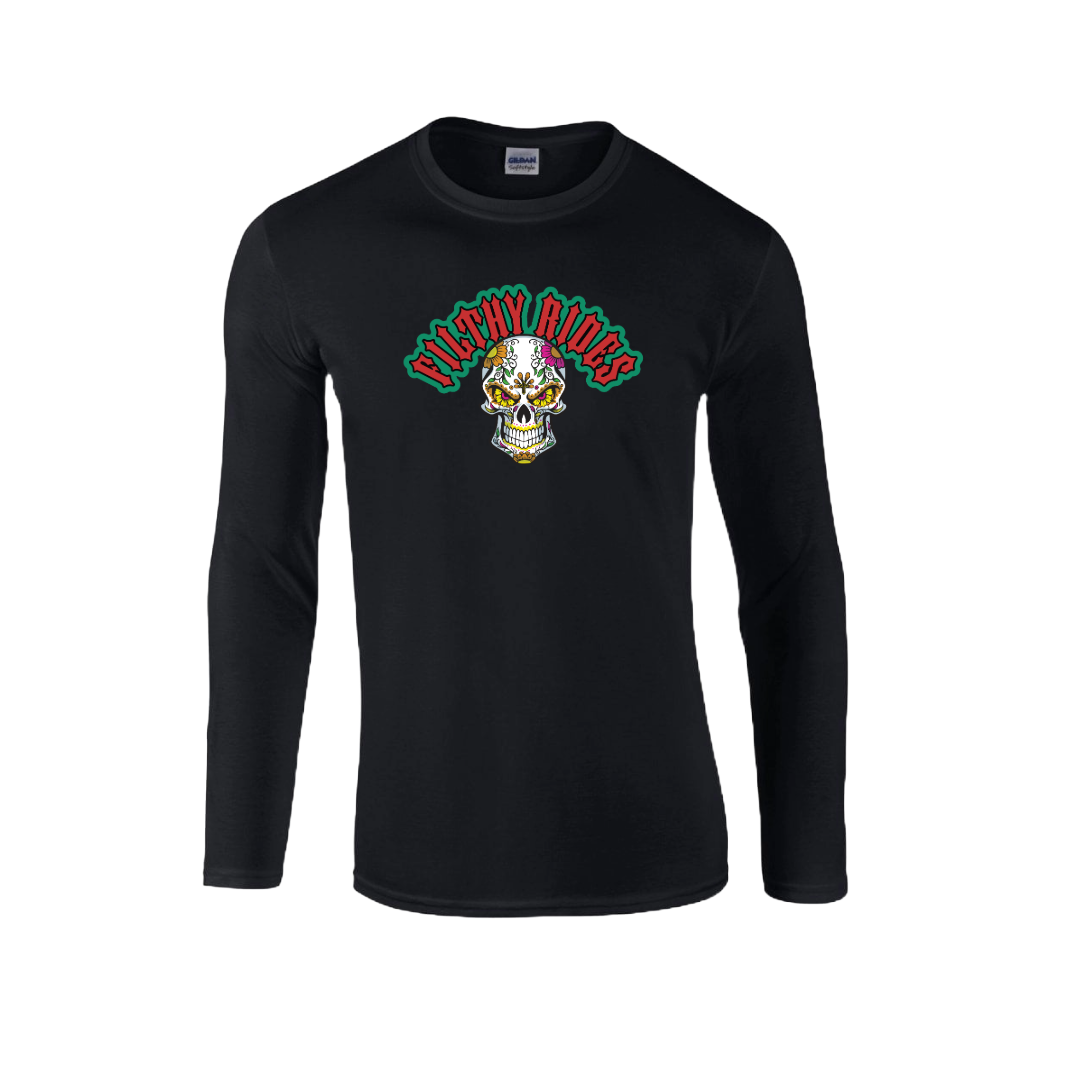 Sugar Skull Long Sleeve - Lots of colours