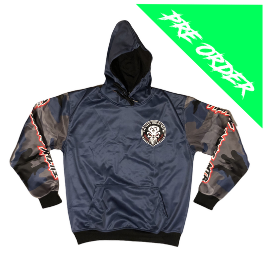 BLUE-CAMO HOODIE - (PRE-ORDER)