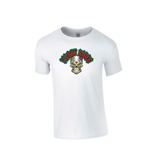 IN STOCK - Sugar Skull White T-shirt - Size Large