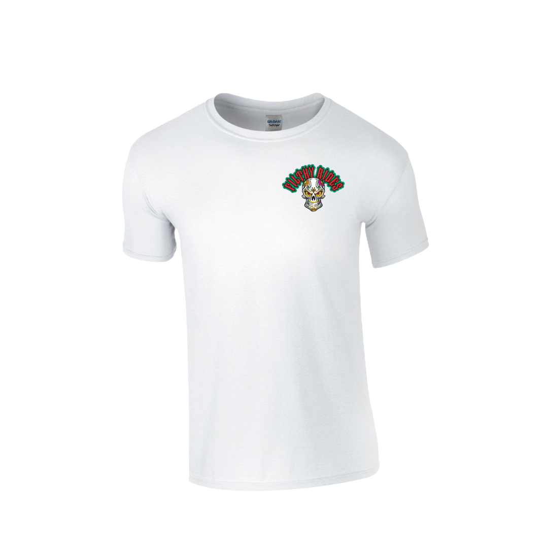 IN STOCK - Sugar Skulls White T-shirt - Size Large