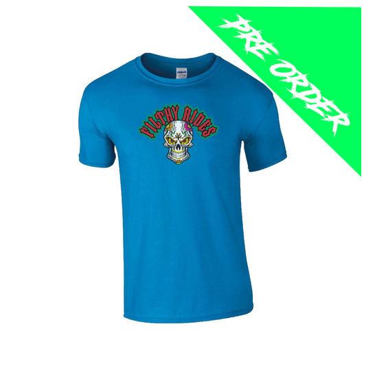 Filthy Rides Sugarskull T-shirt - Various colour options