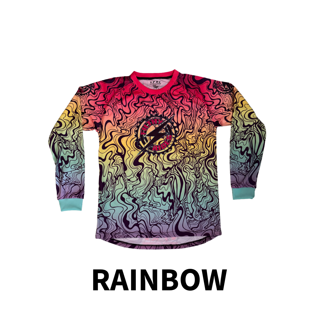 RAINBOW JERSEY - LONG OR SHORT SLEEVE (PRE ORDER)