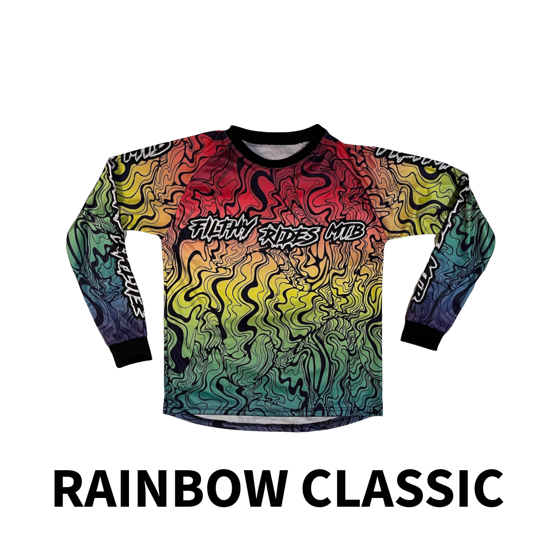 RAINBOW JERSEY - LONG OR SHORT SLEEVE (PRE ORDER)