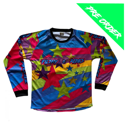 RAINBOW STARS JERSEYS (PRE-ORDER) - LONG OR SHORT SLEEVE