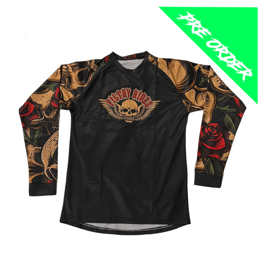 SKULL ROSES JERSEYS (PRE-ORDER) - LONG OR SHORT SLEEVE
