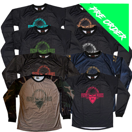 RIDE FILTHY OR GO HOME JERSEYS - LONG OR SHORT SLEEVE (PRE ORDER)