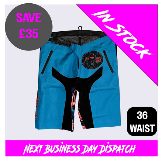 Flamingo 36 inch waist Filthy Rides Shorts - IN STOCK