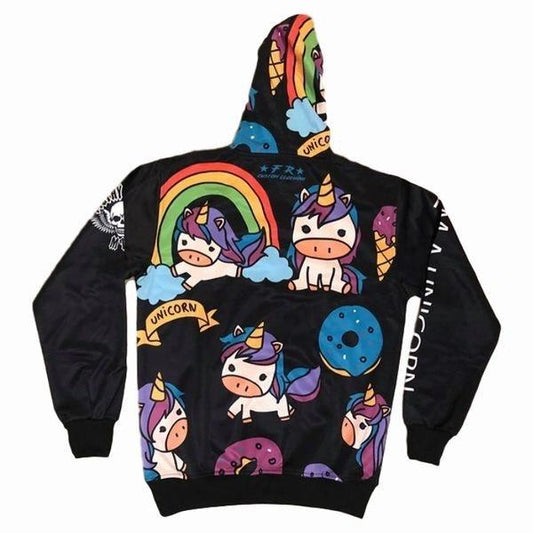 UNICORN BLACK HOODIE - (PRE-ORDER)